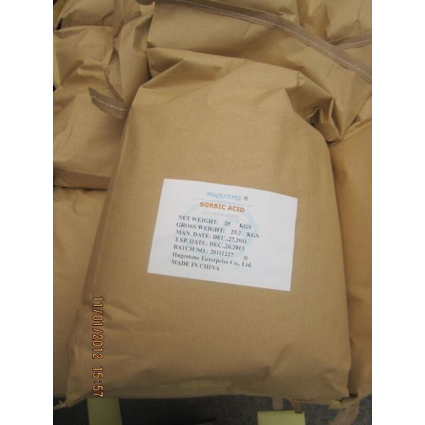Food Grade Sorbic Acid C6H8O2 Effective Antiseptic CAS 110-44-1 for High Standards