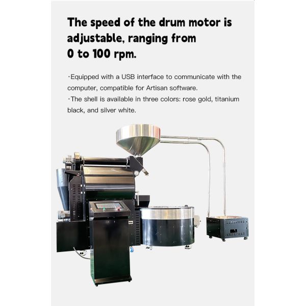 Roaster de café à base de cacao à 60 kg, fabricant