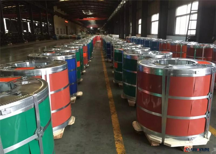 ASTM 1250mm PVDF покрасило стальную катушку как материал стены