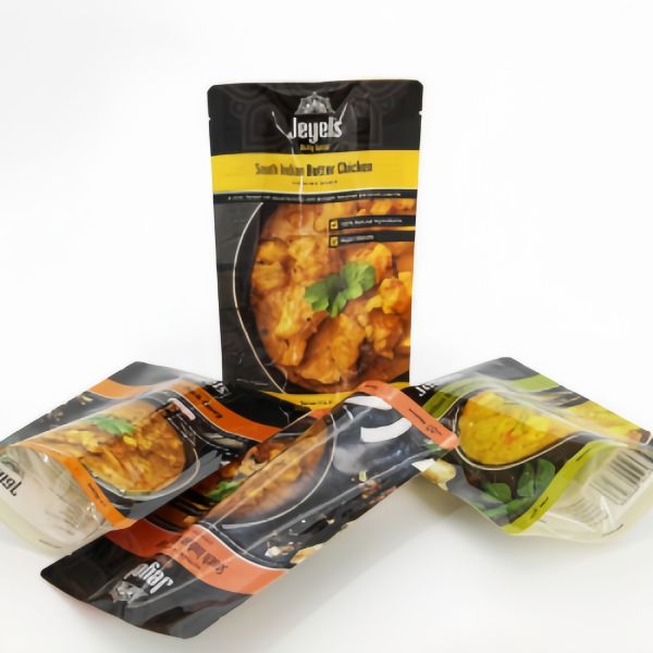 Logo Printed Soup Pouch Packaging Microwave Oven Cooking BPA Free Materials