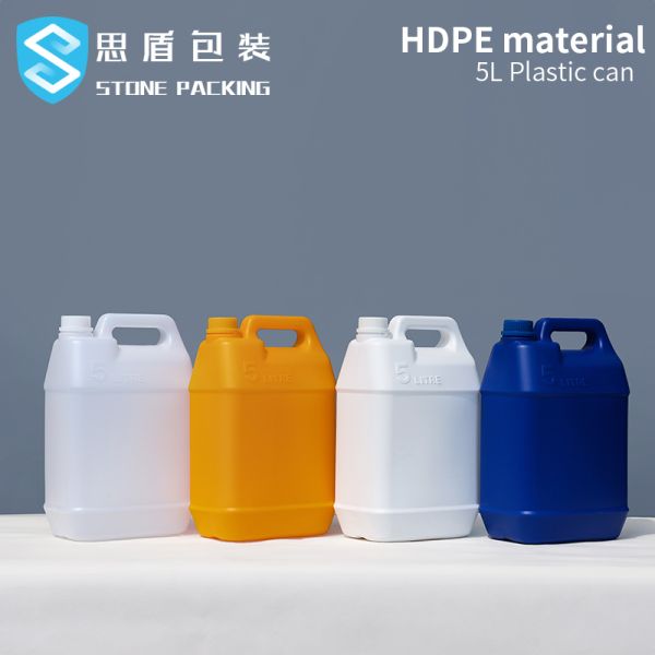 Leakproof Screw Top 5L Plastic Drum 2.5 Gallons 1 Gallon 0.5 Gallon