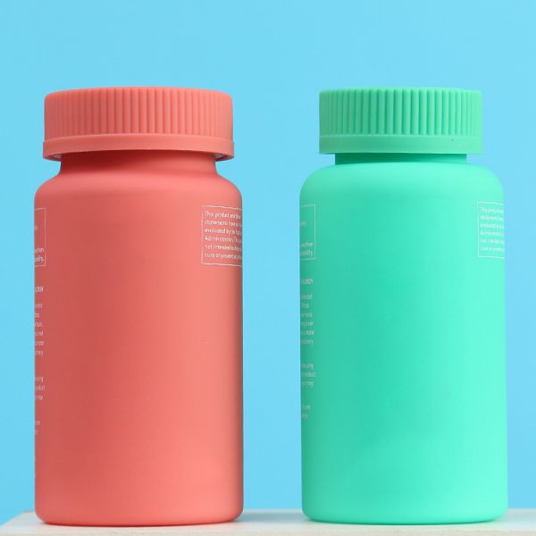 Screen Printing Empty 75cc 80cc 100cc 150cc 175cc Medicine Bottle PET Soft Touch Matte Plastic Pill Bottle with CRCcap