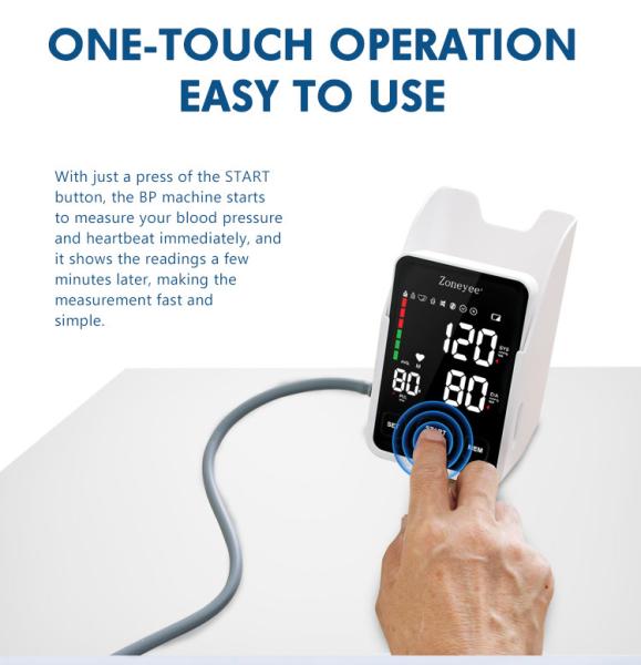 2023 New Digital Home Upper Arm Medical Storage Box Devices Blood Pressure Monitor