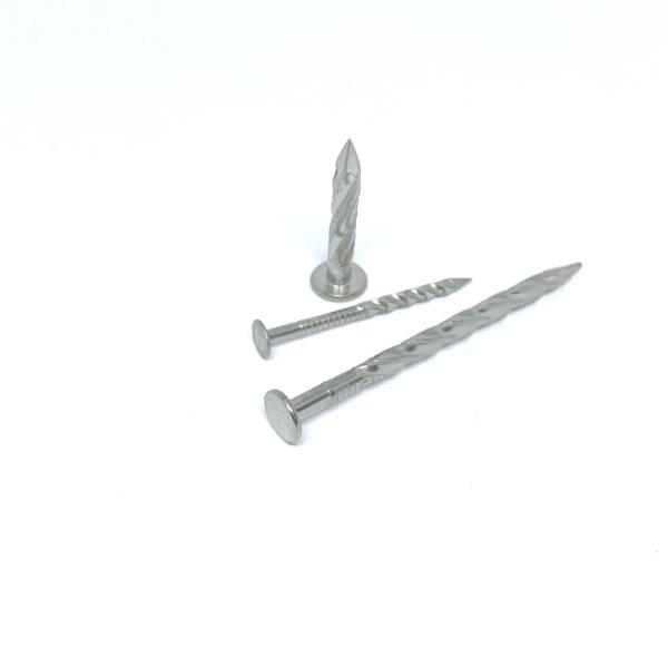 Pregos principais lisos de aço inoxidável da pata 304 da torção de 1.83X32MM para portas