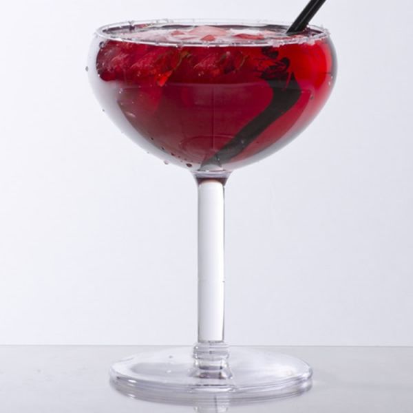Food Grade Plastic Martini Glasses 14oz 400ml Margarita Plastic Coupe Glasses