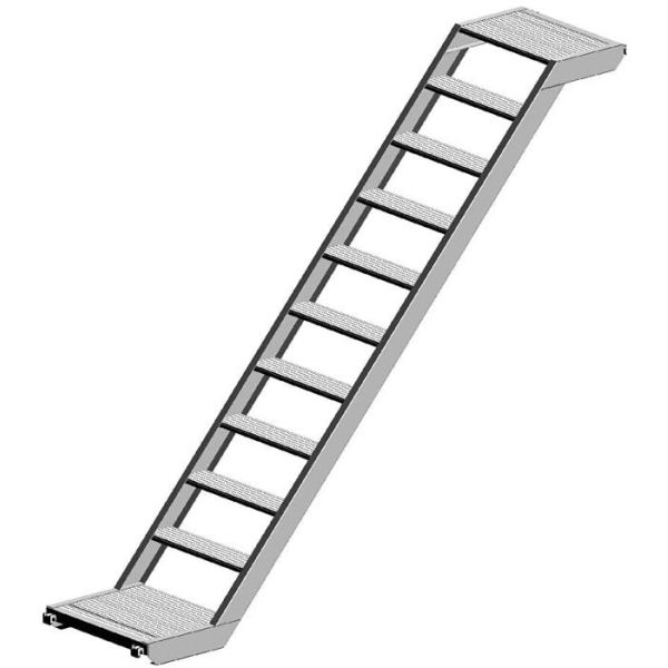 Mobile aluminum scaffolding h frame with fiberglass plank , PVC wheels 34.7kg