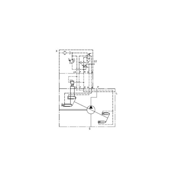 Portable Hydraulic Power Unit , Variable Displacement Axial Piston Pump Type V60N