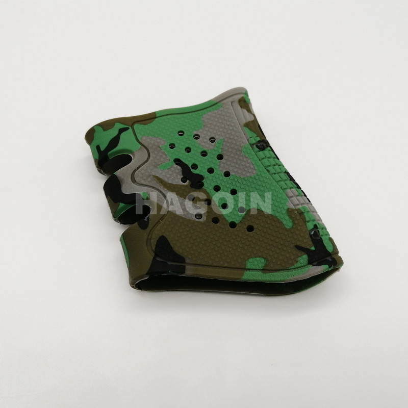 Camouflage Silicone Rubber Grip Customized Color Green Rubber Grip Sleeve