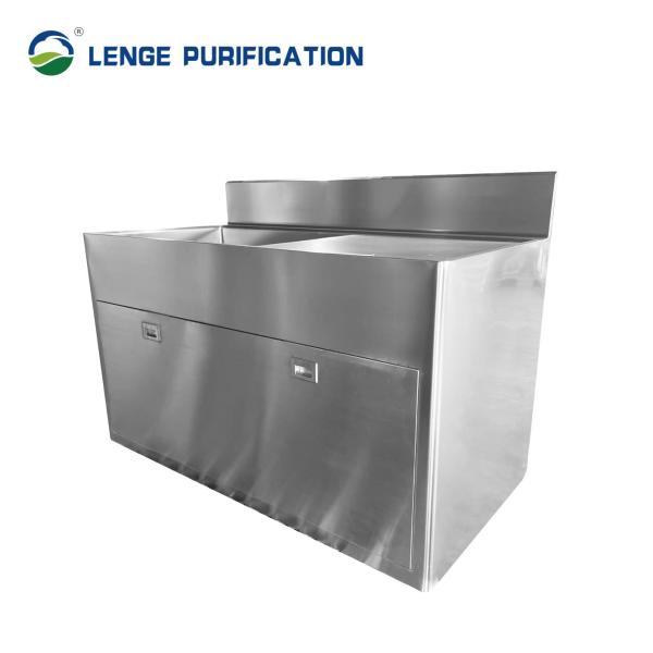 Clean Room Grade Electrolytic polished 316L Stainless Steel Sink Easy to clean