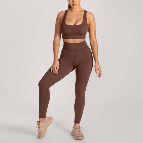 Мягкая разминка йоги задней части 220gsm гонщика одевает установленный нажим RGS вверх по бюстгальтеру энергии