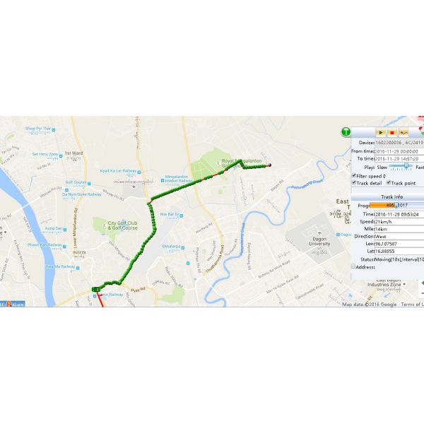 Vehicle GPS Tracker Device With Magnet And SOS Button For Vehicle Anti - Theft