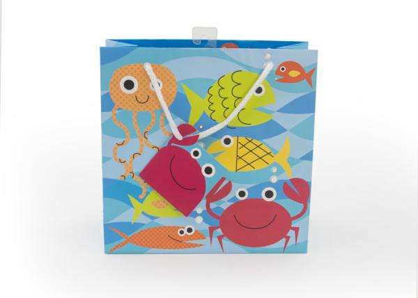 Elegant Personalized Medium Paper Gift Bags Lovely Animals Design OEM Service