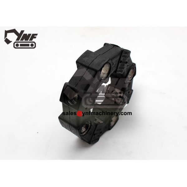 Excavator Hydraulic Pump Coupling Black Color Natural Rubber Coupling