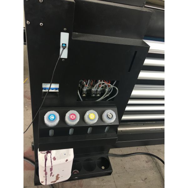 Digital Printing Fabric Plotter Signs Two Epson DX5 Heads For Clothing Make