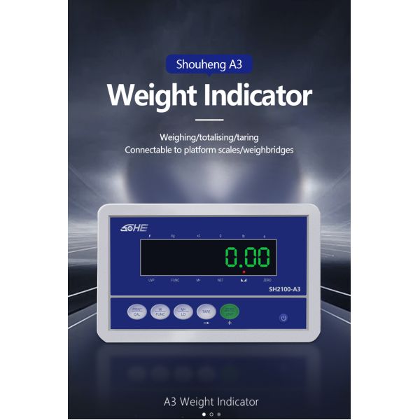 AC/DC Power Supply SOHE A3 Meter Weighing Display Instrument Sensor Weight Indicator