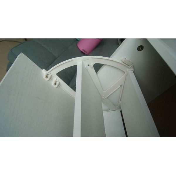 Rose Red Wooden Home Shoe Cabinet 3 Tier Flip Drawers With PVC Handle