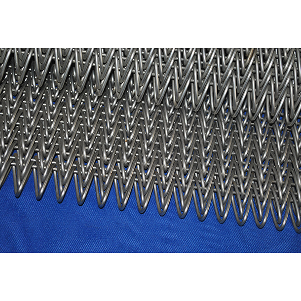 SUS304 Compound Weave Mesh Conveyor Belt Stainless Steel Dense Weave Belt for Food Processing