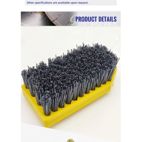 Долгая срок службы Круглая стальная щетка Fickert Frankfurt для полировки гранитных мраморных плиток