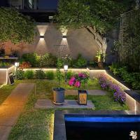 Addressable LED Strip Lights Warm White Concave Lens 24.9FT IP65 Waterproof For Outdoor Decoration