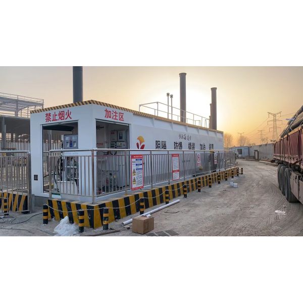 50m3/hの流量率を持つ独立した50立方メートルガス補給站