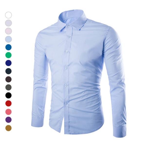 White Embroidered Dress Shirts , Personalised Business T Shirts Patterned Cufflinks