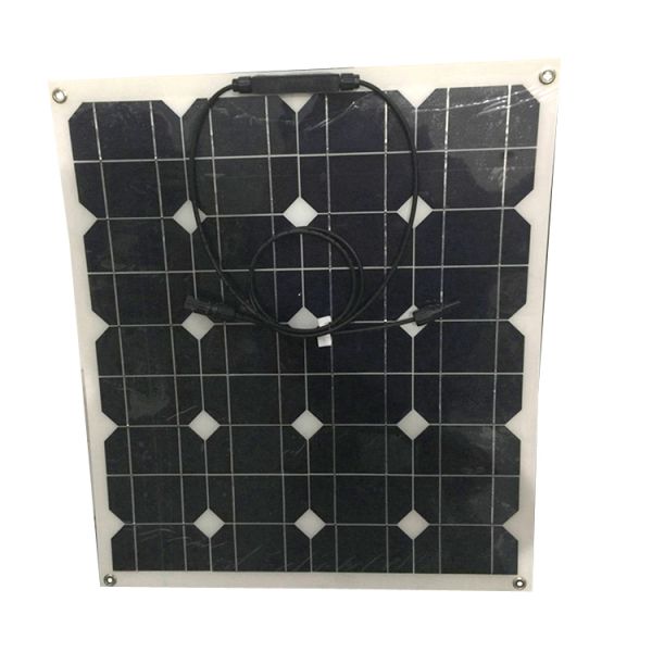 Customized SunPower Flexible Solar Panels , Flexible Solar Panels Marine 50W