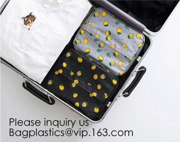 Stylish Black Makeup Brush Organizer Cosmetic Bag Storage Bag With Handle For Travel,Ladies Plain Unisex Toiletry Handba