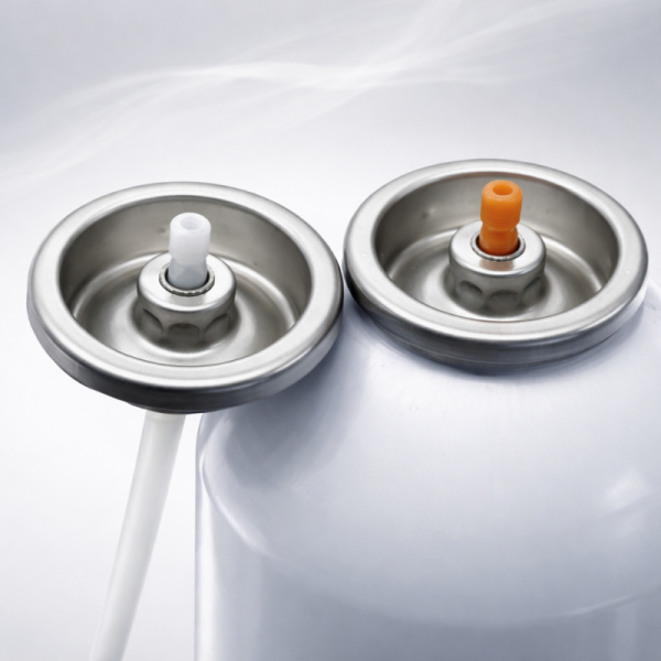 Sustainable Fragrance Dispensing Valve with 20mm Mounting Cup Standard Flow and Recyclable Material