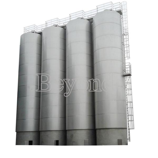 Silo exterior de aço inoxidável do tanque de pressão da produção de leite para o armazenamento