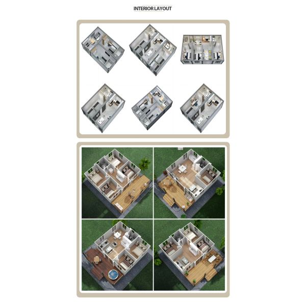 Australian Design High Durability Cost-effective Prefab Container House for Home and Office