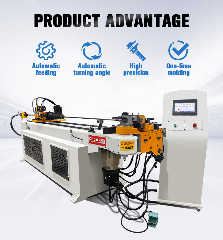 High-Speed High-Precision Advanced CNC Pipe Bender PVC Aluminum Stainless Steel Alloy Tubes Automatic PLC Pump Core New