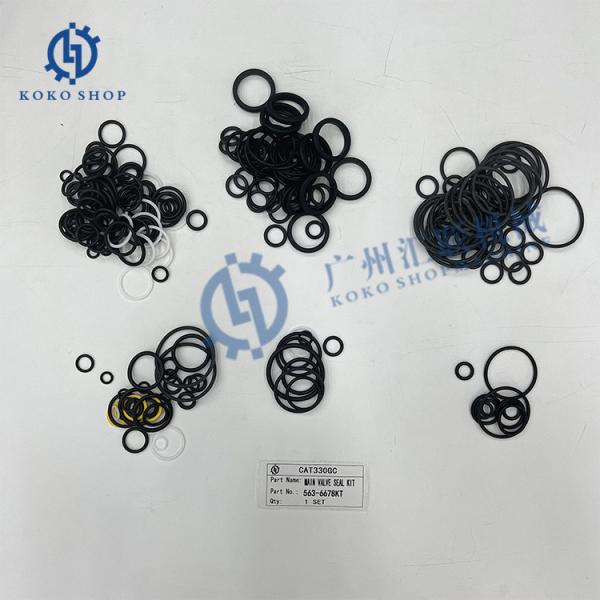330GC Control Valve Seal Kit 563-6678KT Excavator Control Valve Seal Kit Hydraulic Cylinder Main Pump Control Valve Repair Kit
