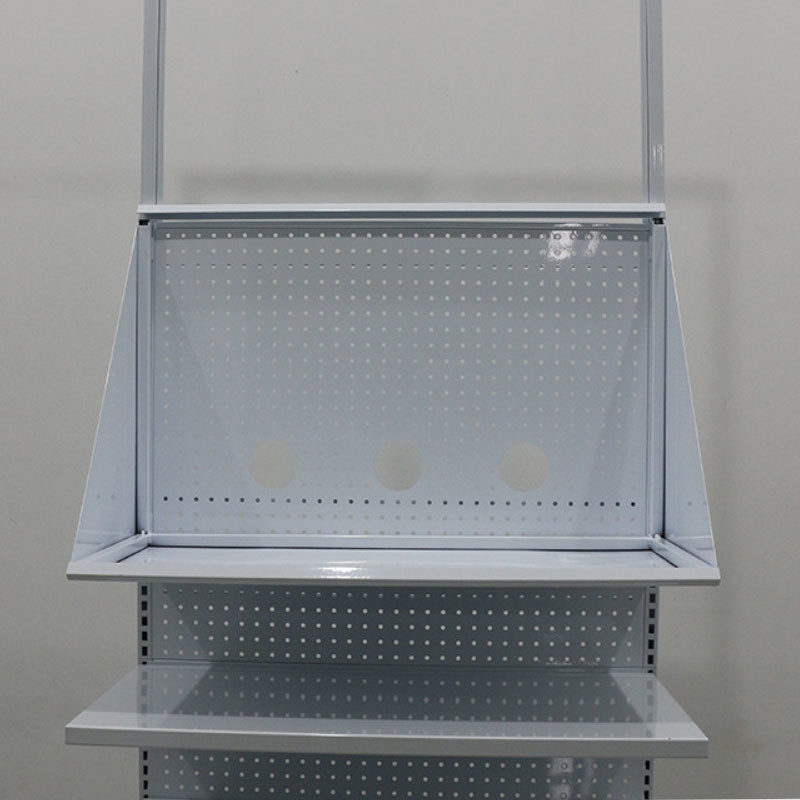 380kg Capacity Retail Display Racks for Metal Goods Cosmetics Liquor PU Leather Cover