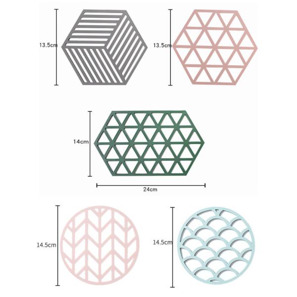 Hot Selling Colorful Desktop Protection Mat Silicone Bowl Pad