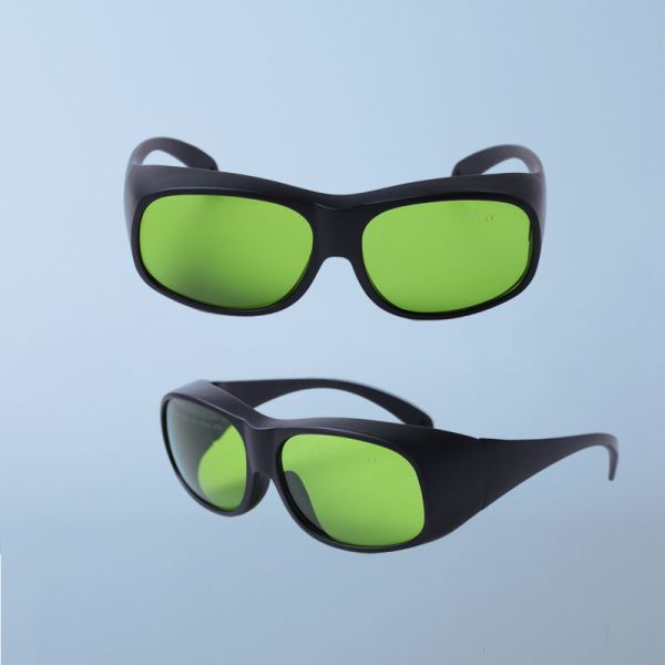 Coloré 4 verres 808nm 980nm 1064nm de bouclier de laser de cadre de style