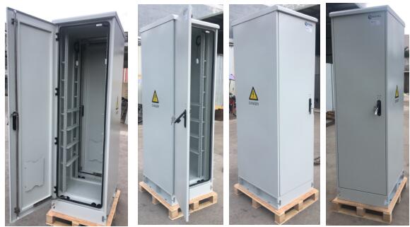 Dustproof Equipment Enclosures Outdoor Telecom Cabinet Thick Aluminum