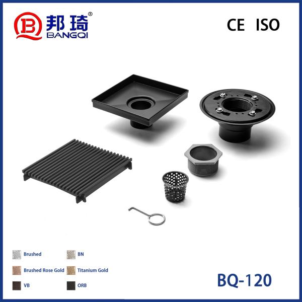 BQ-120 Siphon de sol américain en acier inoxydable