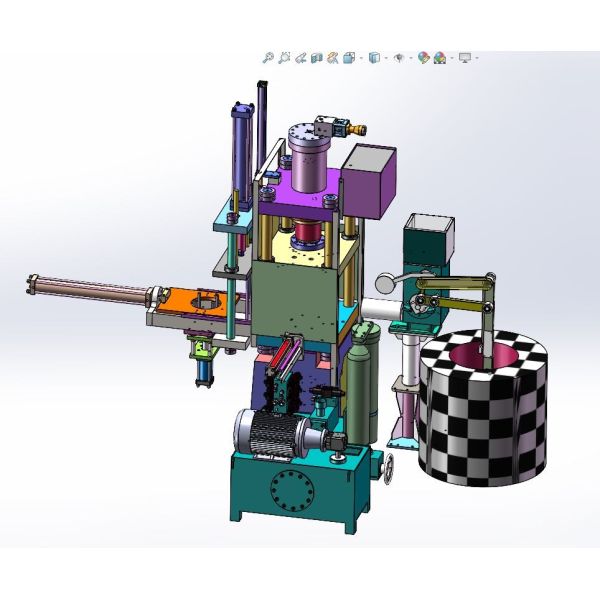 rotores sumergibles del motor de la prensa de la máquina de fundición a presión del aluminio 125T con el dado de 4 cavidades