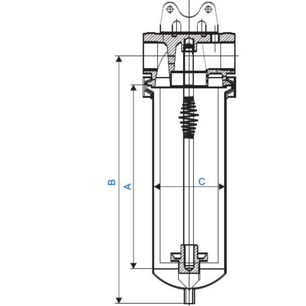Нержавеющая сталь SS304 316 Фильтровый корпус для очистки воды