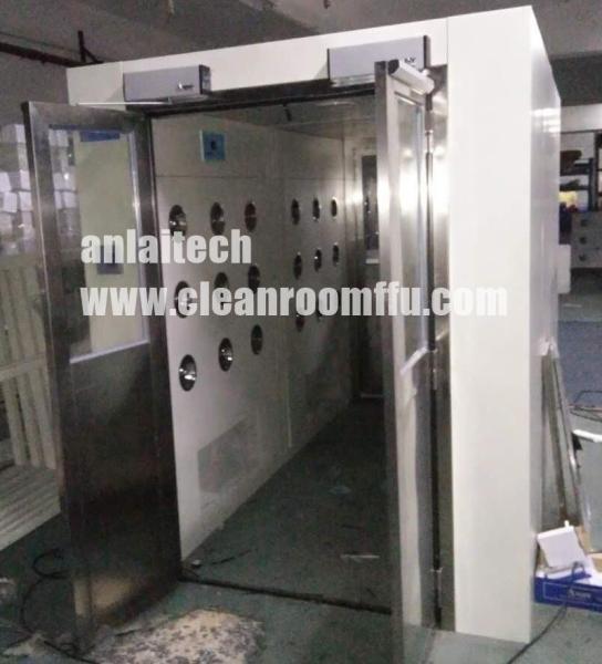 China Automatic induction door cargo air showers clean room equipment