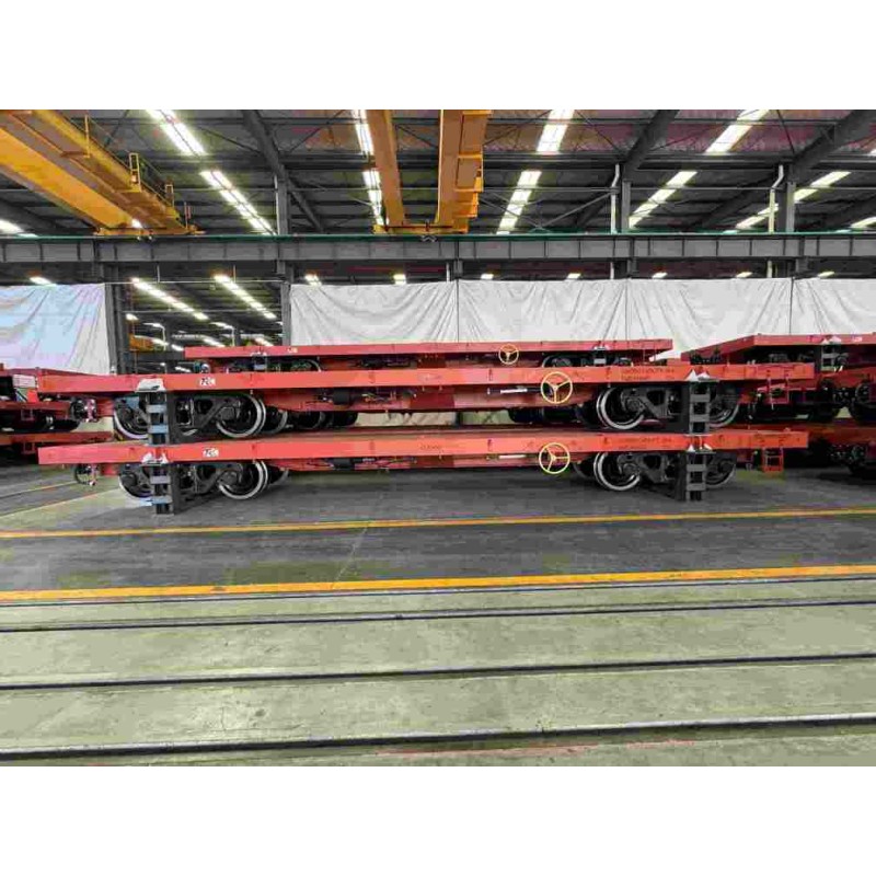 Railroad Railway Flatbed Rail Car TSI EN UIC Standard Flat Wagon