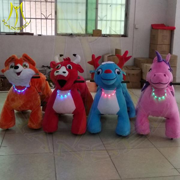 Hansel fun birthday party games plush toy kid rides on animals best riding toys