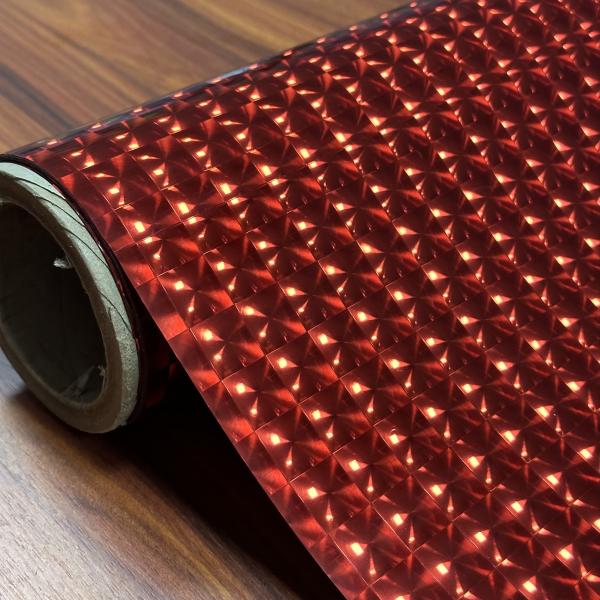 Metallized Colorful 3D Optic PET 35 Micron Fresnel Multiple Lens Film