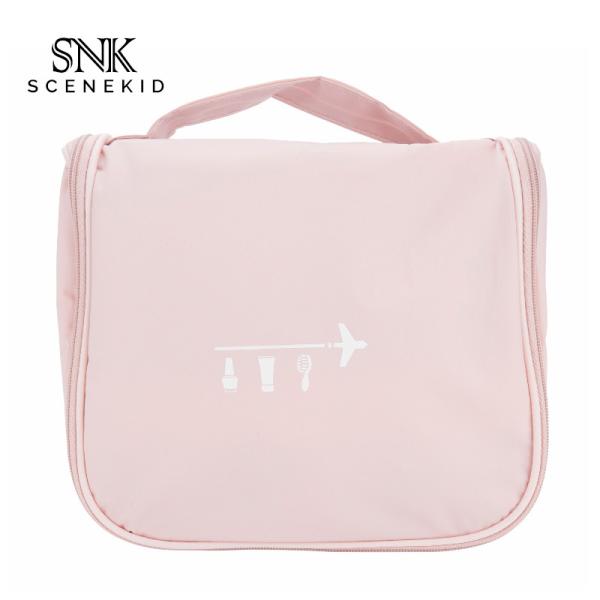 Large Capacity Grey Hanging Waterproof Tavel Wash Cosmetic Bursh Bag