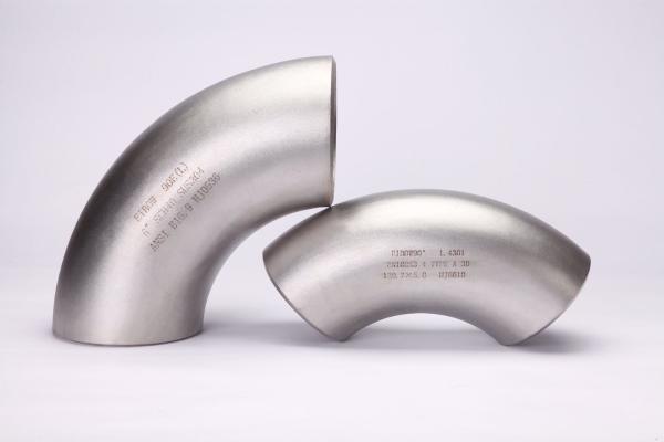 Sandblasting 24 Stainless Steel Elbow SS304 SS321 SS316L ASTM A403 Fittings