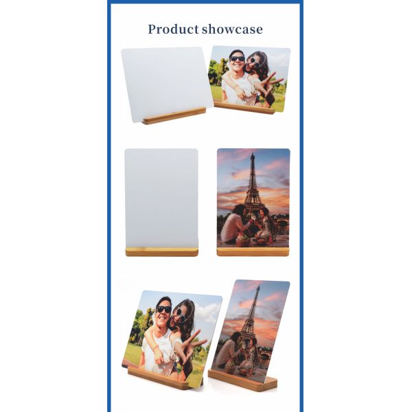 Wholesale Sublimation Blanks High Quality Hot Sales Sublimation Aluminum Sheet Photo Frame Custom HD Metal Print Blanks Gifts