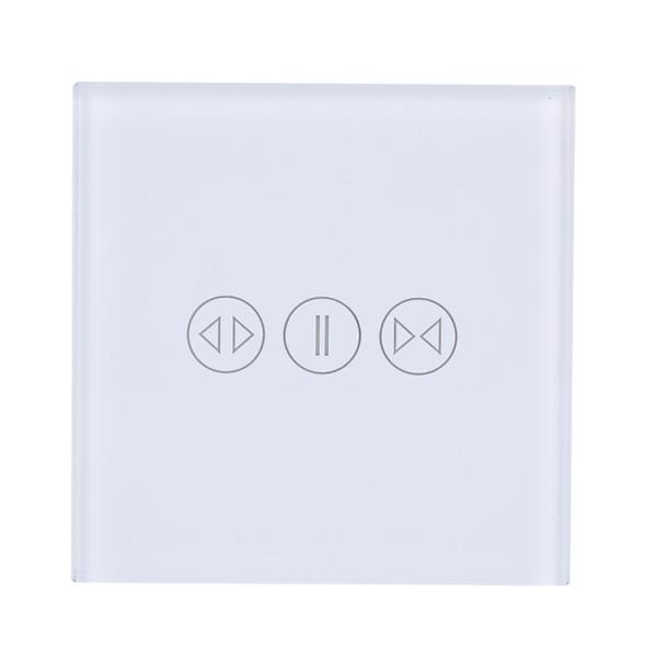 Smart Home WIFI Switch Eu/us Standard Wall Touch Control Curtain Switch Work With Google/alexa For Electric Curtain Swit
