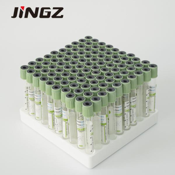 tube de dessus de vert d'héparine de sodium de 13*75mm