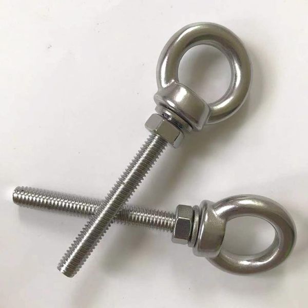 INCH Measurement System Stainless Steel Eye Bolt M6 Shoulder 1/4