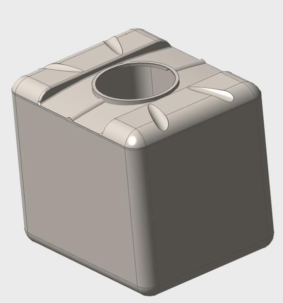 Chemical Resistance Barrel Mold High Tensile Strength 2.5 To 3mm